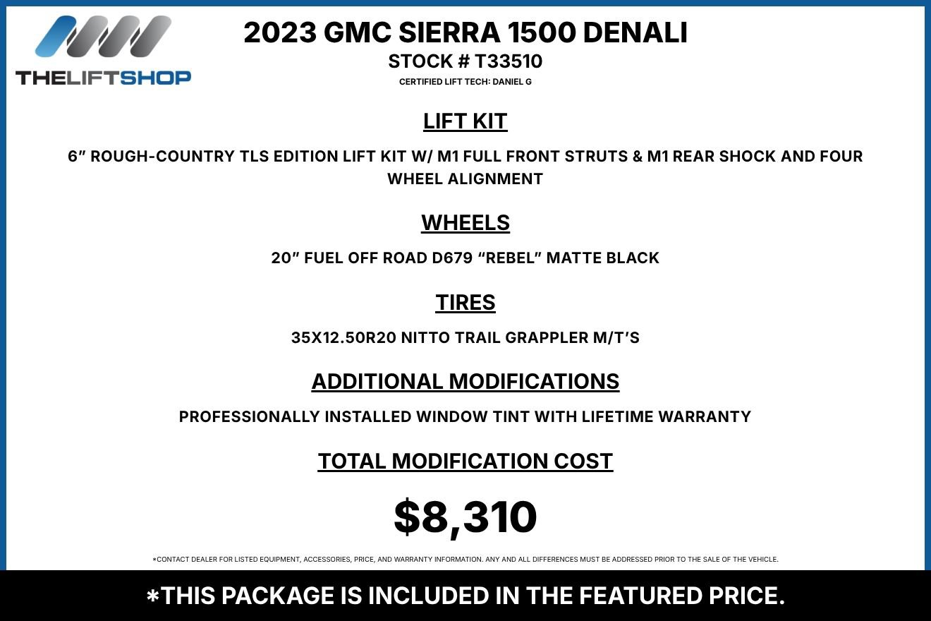 Used 2023 GMC Sierra 1500 Denali w/ Denali Carbonpro Edition AWD/4WD image 2