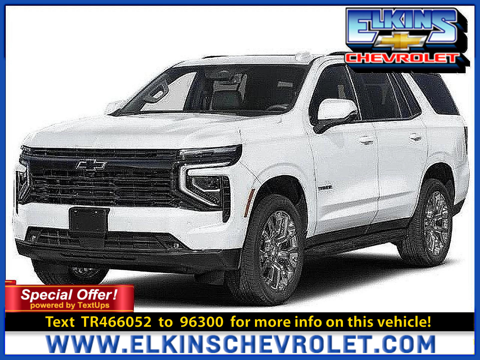 New 2026 Chevrolet Tahoe RST w/ RST Capability Package AWD/4WD image 1