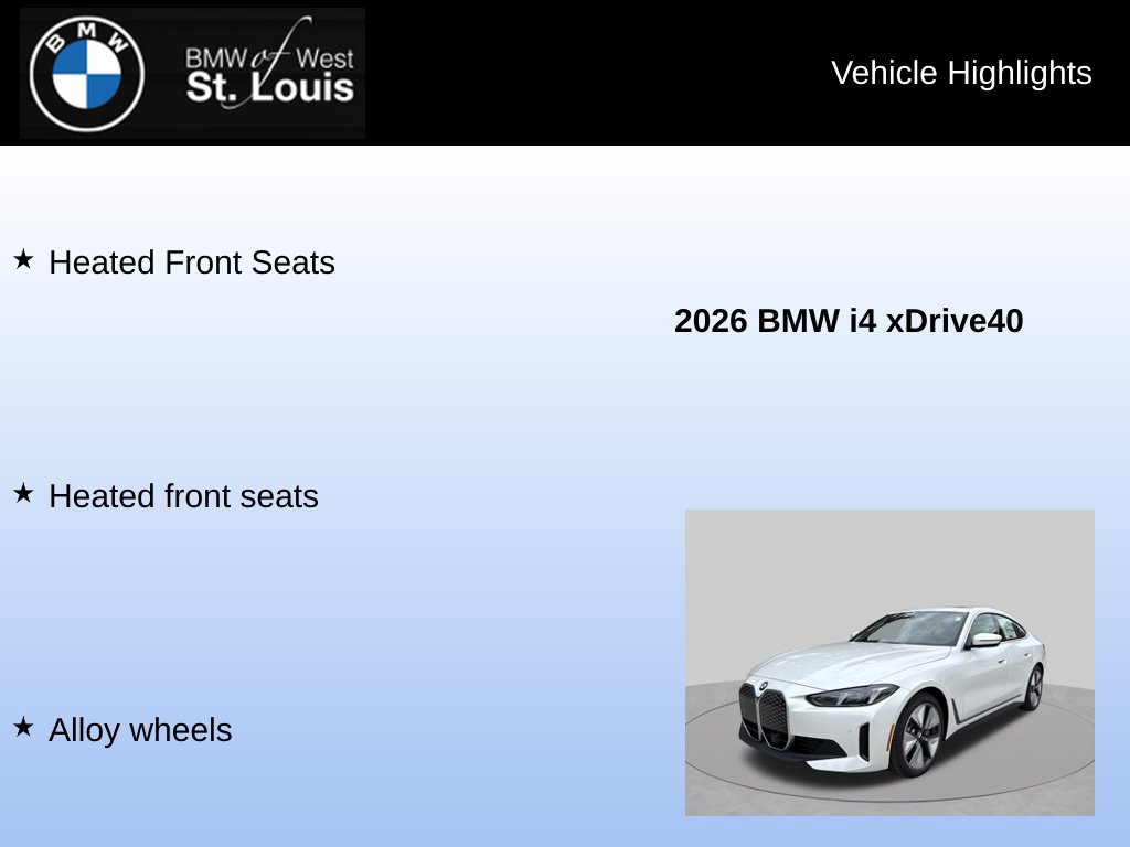 Used 2026 BMW i4 xDrive40i w/ Premium Package AWD/4WD image 23
