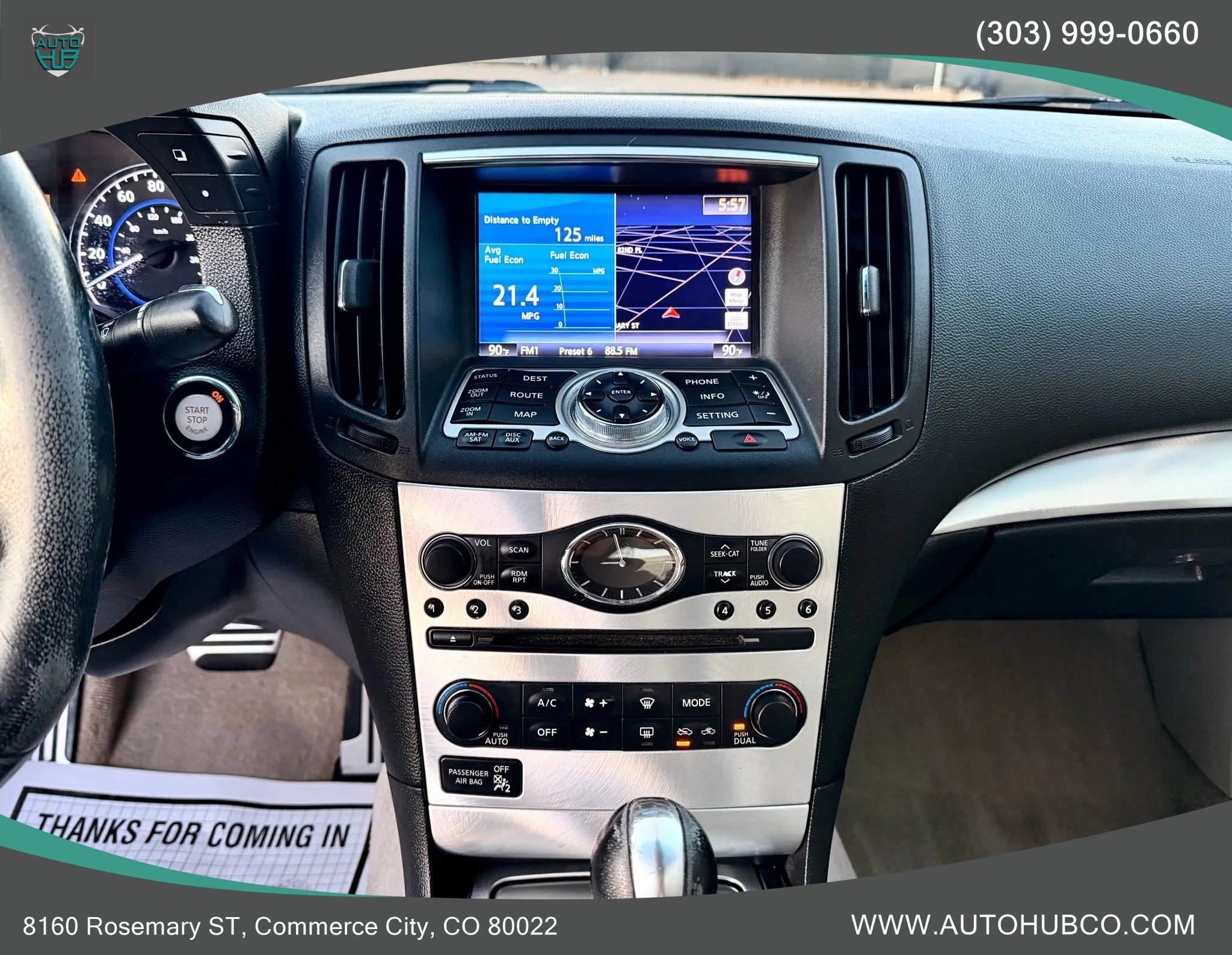 Used 2013 INFINITI G37 x Coupe w/ Premium Pkg AWD/4WD image 11