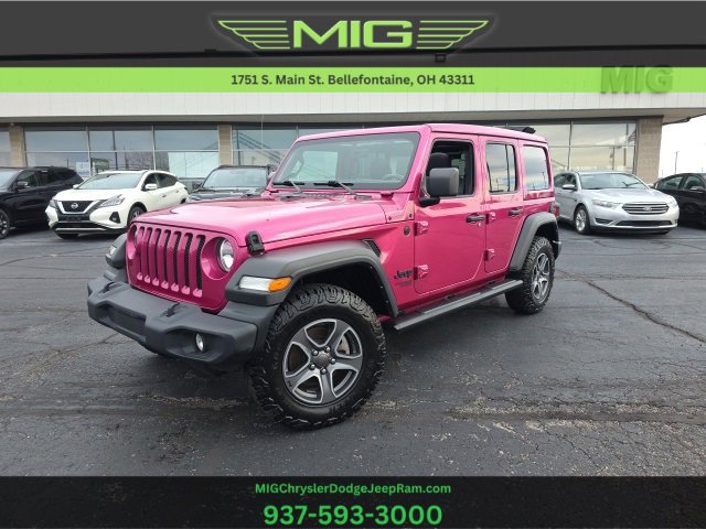 Used 2021 Jeep Wrangler Unlimited Sport w/ Sun And Sound Package