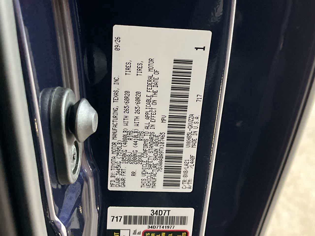 New 2026 Toyota Sequoia Platinum AWD/4WD image 29