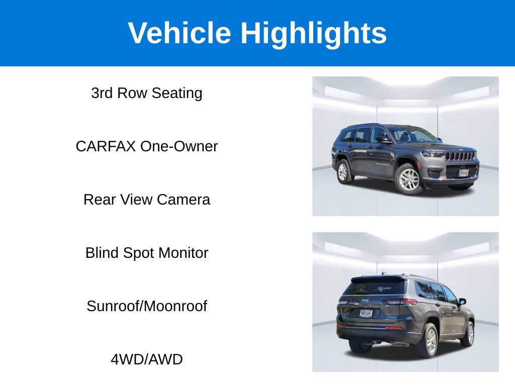 Used 2024 Jeep Grand Cherokee L Laredo AWD/4WD video 2