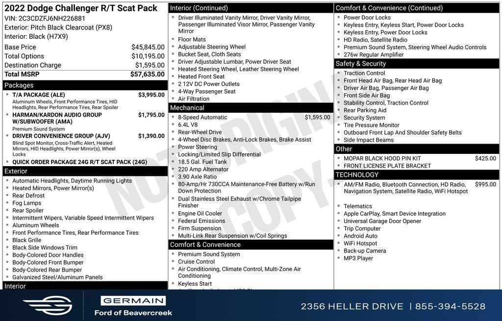 Used 2022 Dodge Challenger R/T Scat Pack w/ T/A Package image 27