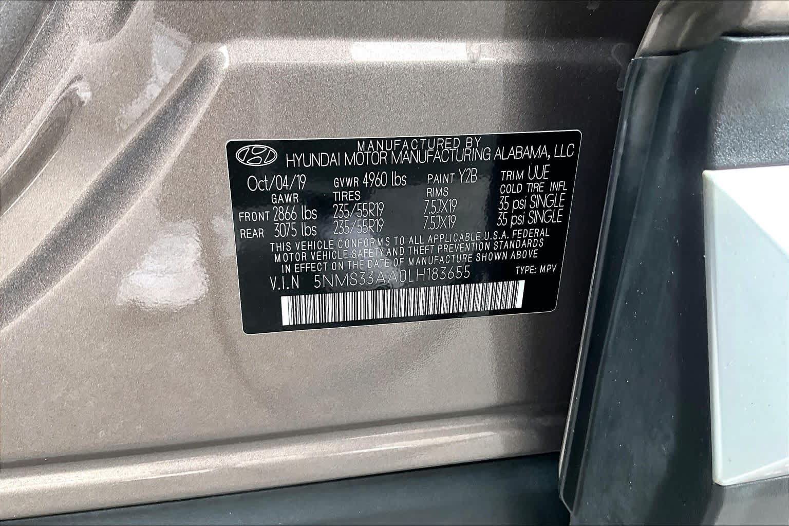 Used 2020 Hyundai Santa Fe SEL FWD image 37
