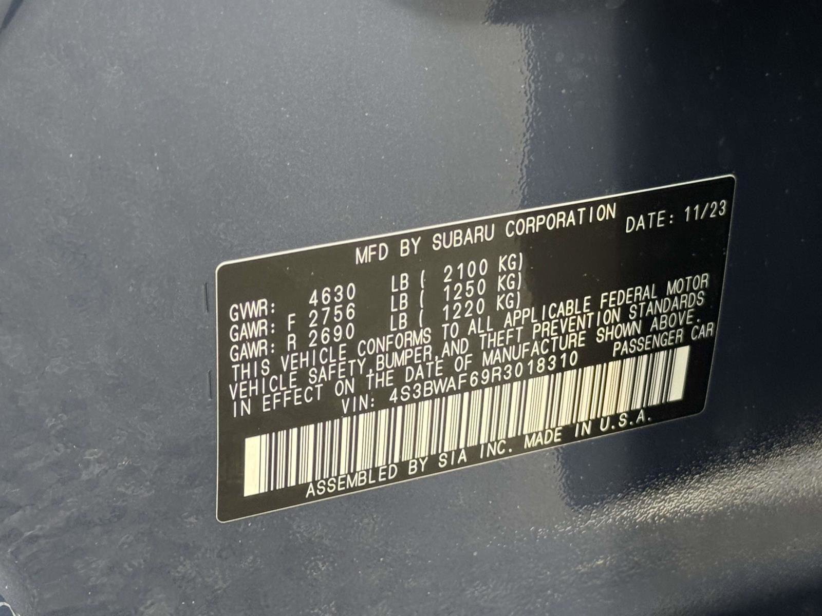 Used 2024 Subaru Legacy Premium AWD/4WD image 29