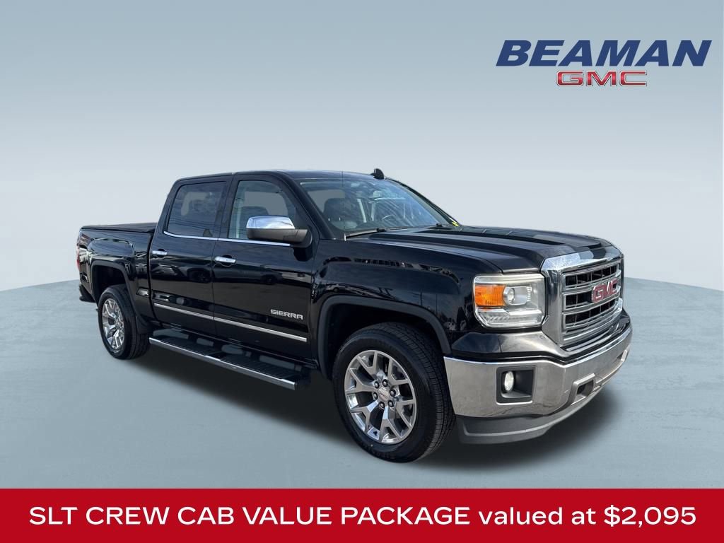 Used 2015 GMC Sierra 1500 SLT w/ SLT Crew Cab Value Package image 1