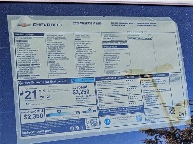 New 2026 Chevrolet Traverse LT w/ Driver Confidence Package image 17