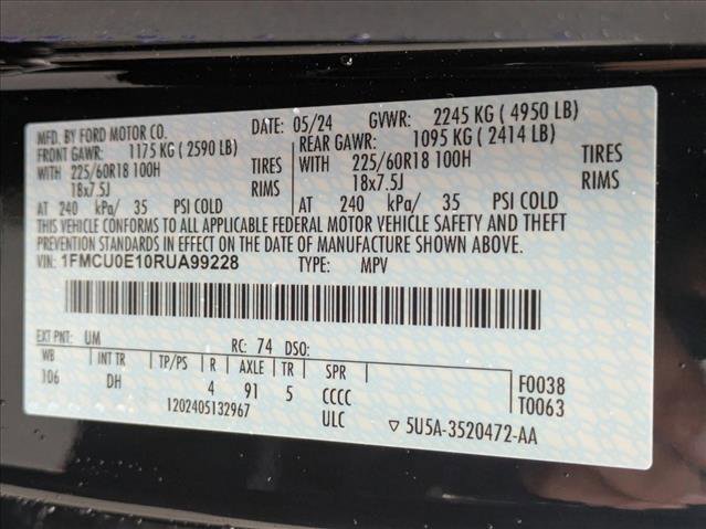 New 2024 Ford Escape SE w/ PHEV Premium Package image 19