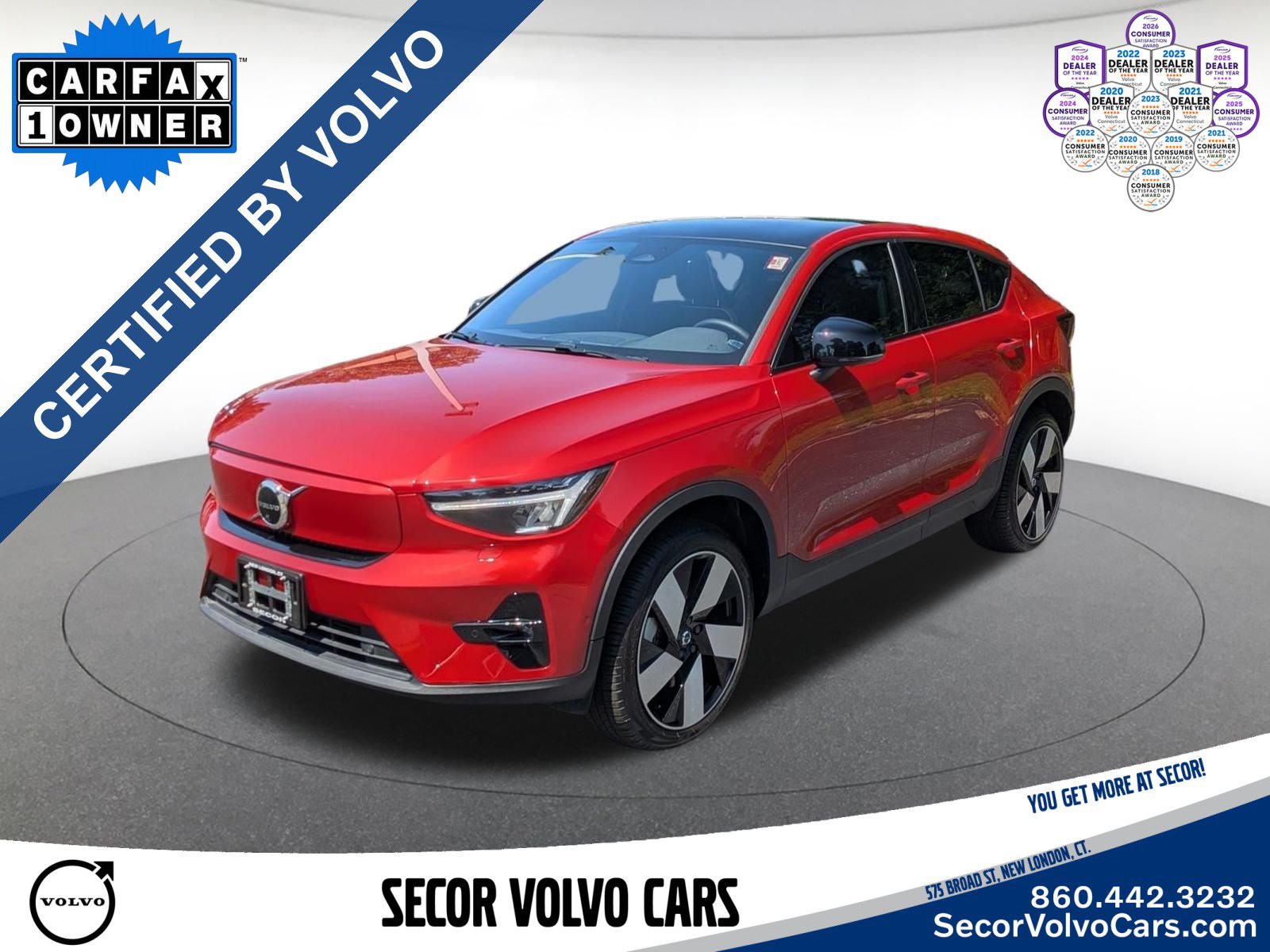 Used 2023 Volvo C40 P8 Recharge Plus w/ Climate Package AWD/4WD image 1