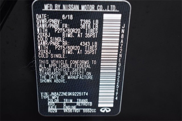 Used 2019 INFINITI QX80 Luxe w/ Proassist Package image 46