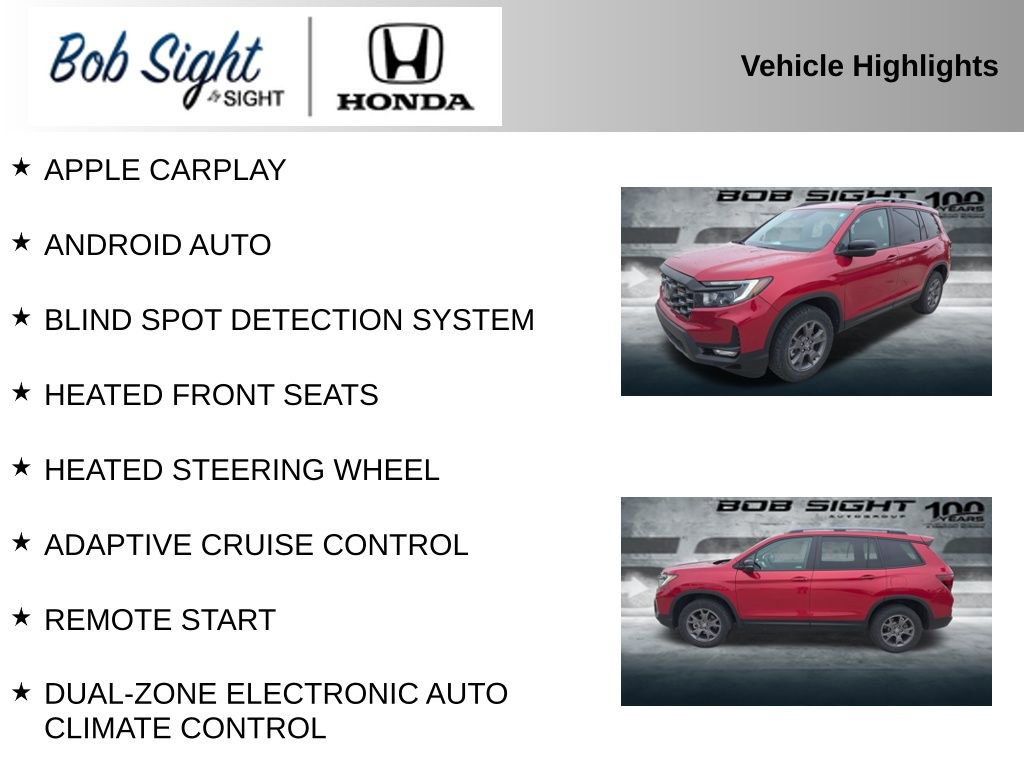 Certified 2024 Honda Passport TrailSport image 2