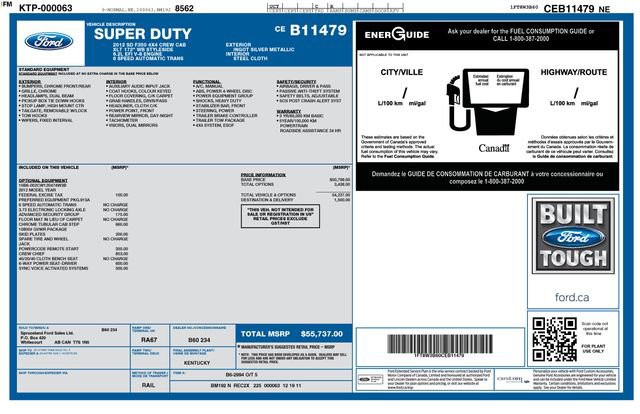 Used 2012 Ford F350 XLT w/ Advanced Security Group image 2