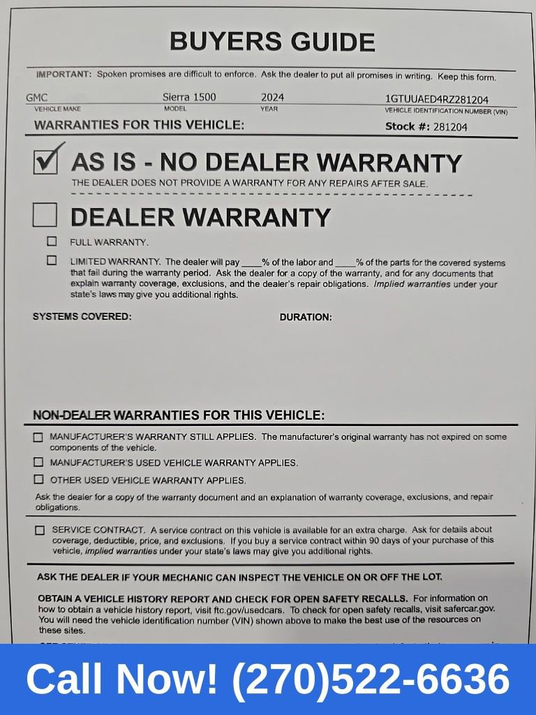 Used 2024 GMC Sierra 1500 Pro w/ Graphite Edition image 30