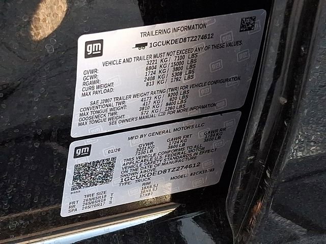 Certified 2026 Chevrolet Silverado 1500 LT w/ Z71 Off-Road Package AWD/4WD image 26