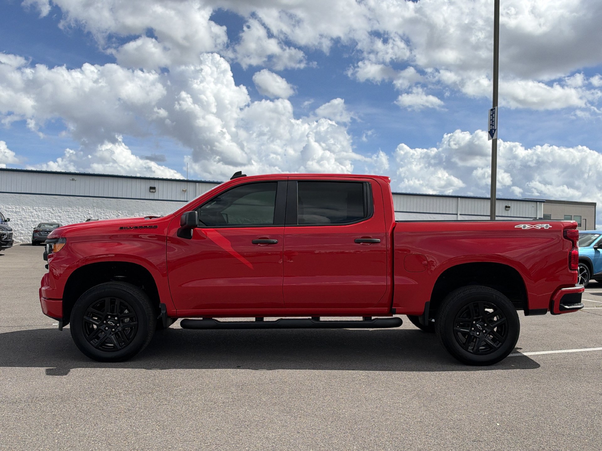 Used 2024 Chevrolet Silverado 1500 Custom w/ Turbomax Blackout Package AWD/4WD image 2
