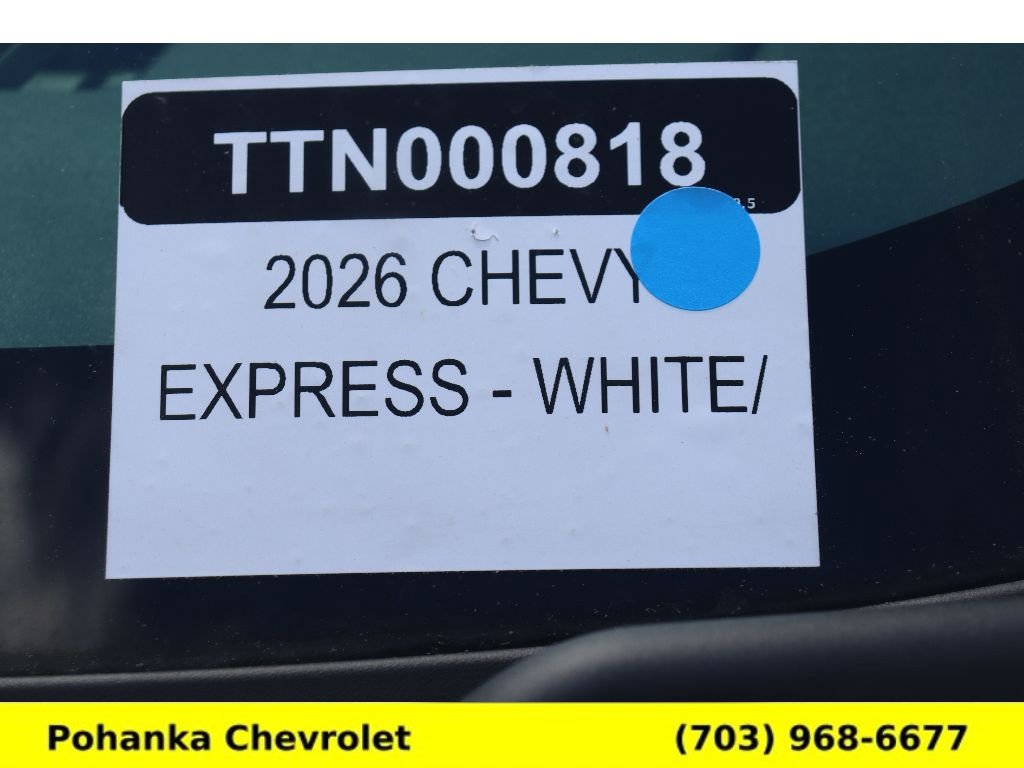 New 2026 Chevrolet Express 3500 w/ Power Convenience Package RWD image 25