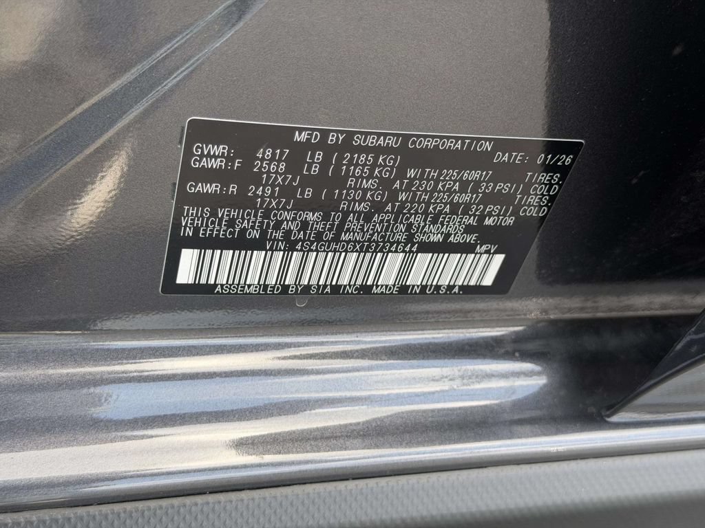 Certified 2026 Subaru Crosstrek 2.5i Premium AWD/4WD image 27