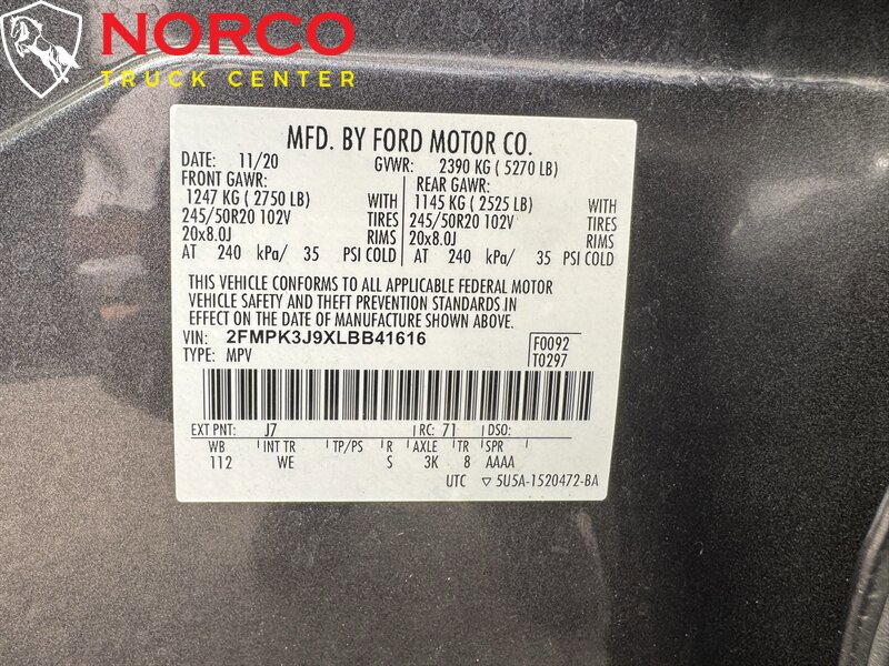 Used 2020 Ford Edge ST-Line FWD image 24