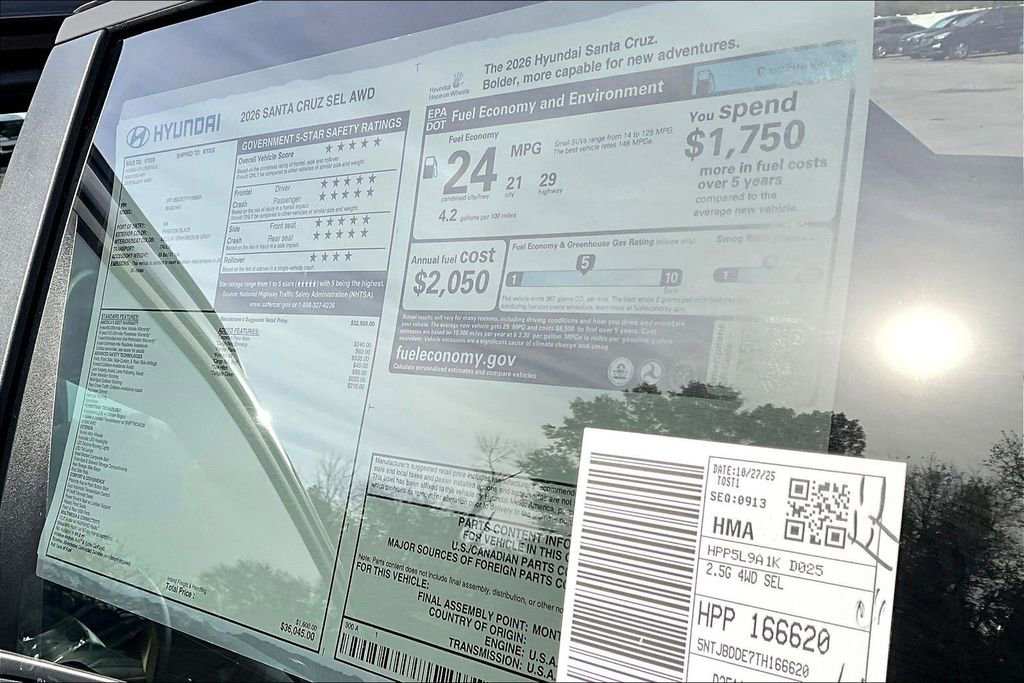 New 2026 Hyundai Santa Cruz SEL image 16