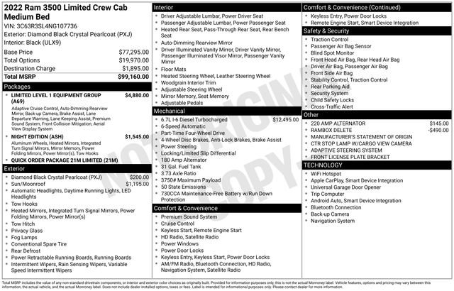 Used 2022 RAM 3500 Limited image 21