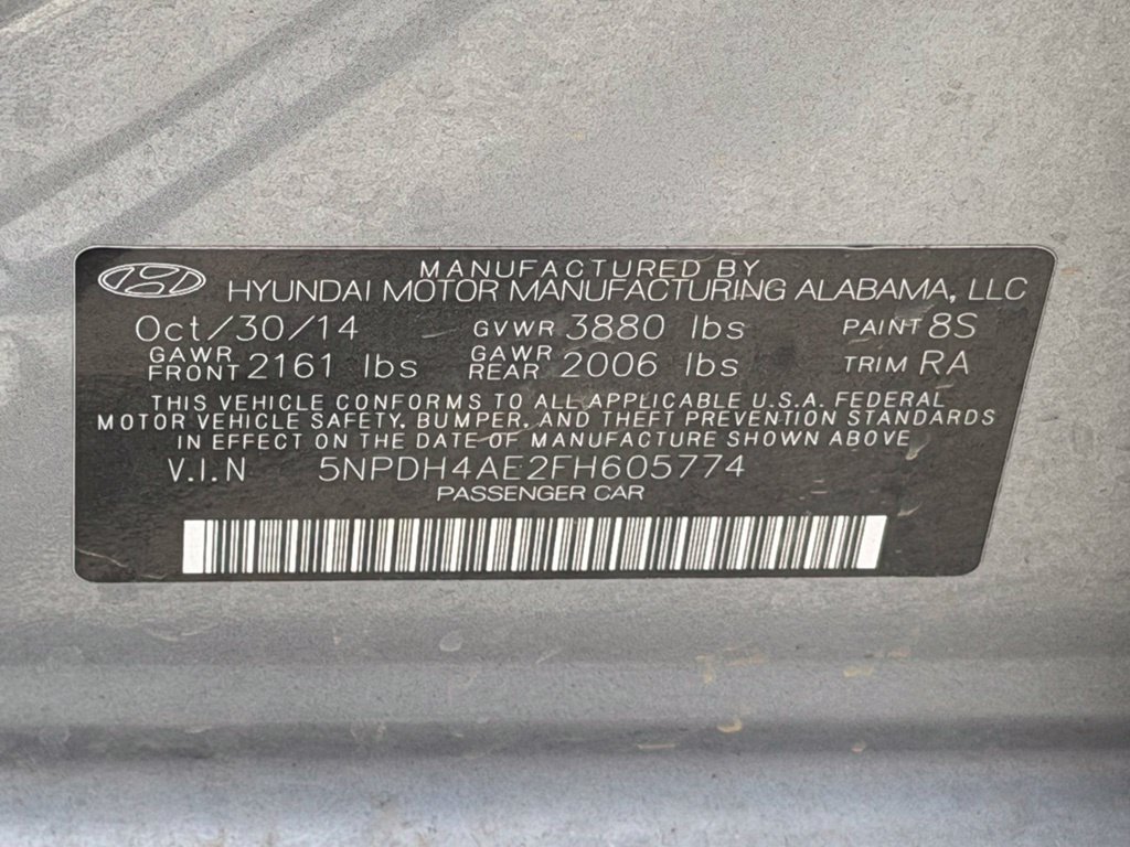 Used 2015 Hyundai Elantra SE w/ Option Group 02 FWD image 22
