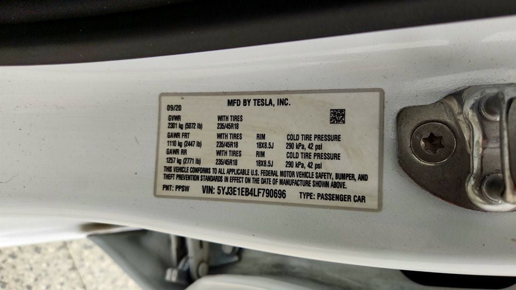 Used 2020 Tesla Model 3 Long Range image 24
