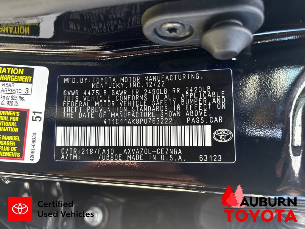 Used 2023 Toyota Camry LE FWD image 29