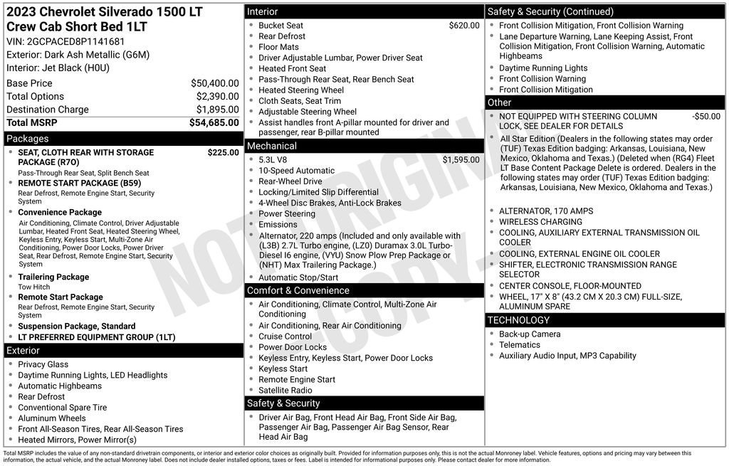 Used 2023 Chevrolet Silverado 1500 LT RWD image 6
