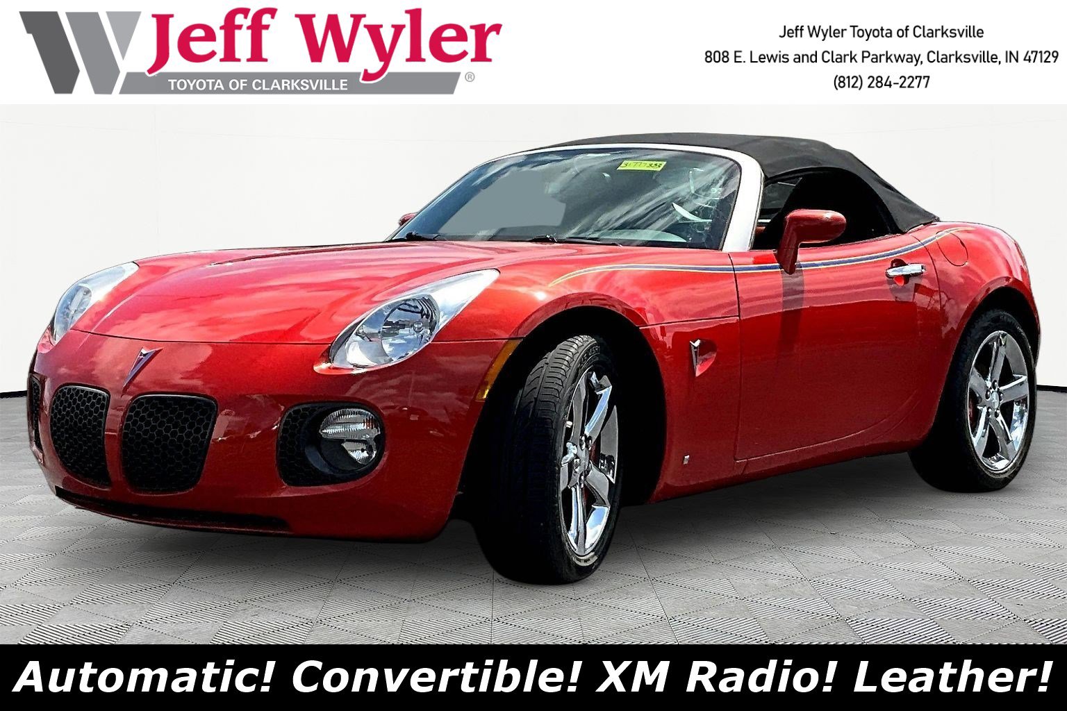 Used 2008 Pontiac Solstice GXP w/ Premium Package RWD image 1