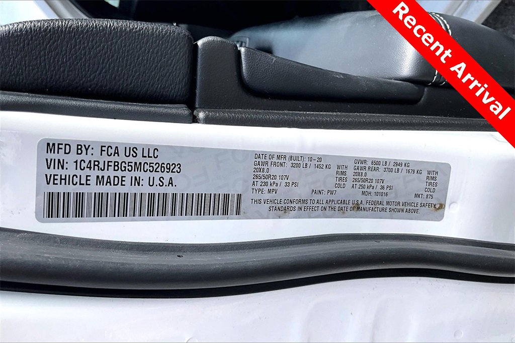 Used 2021 Jeep Grand Cherokee Limited w/ Quick Order Package 28K 80th image 9