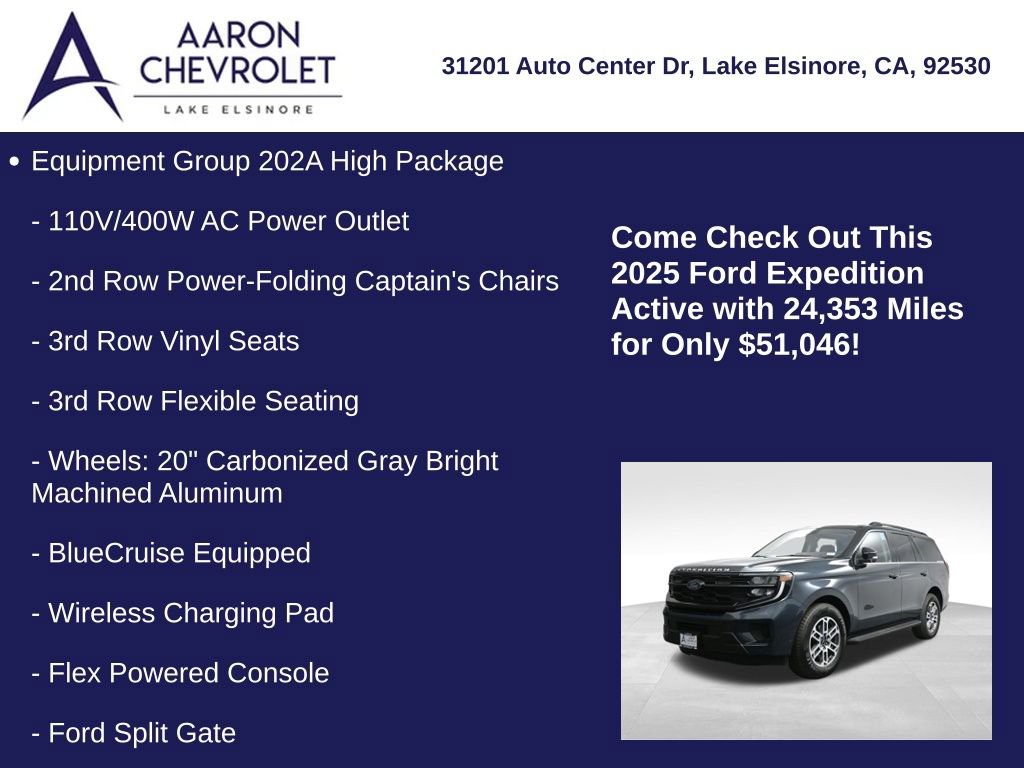 Used 2025 Ford Expedition Active RWD image 5