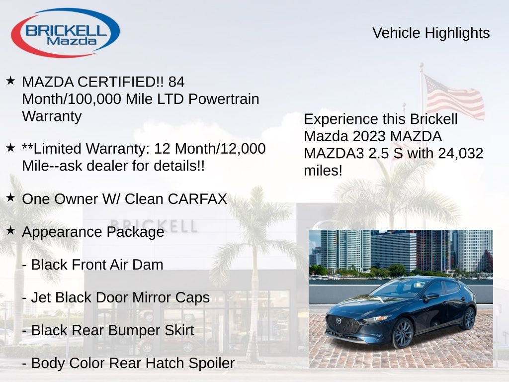 Used 2023 MAZDA MAZDA3 s image 12