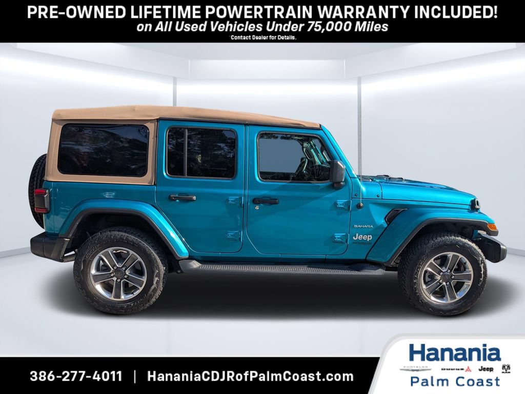 Used 2020 Jeep Wrangler Unlimited Sahara w/ Dual Top Group AWD/4WD image 2