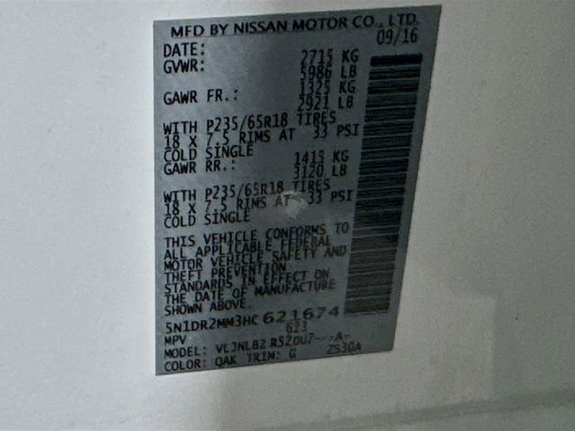 Used 2017 Nissan Pathfinder S image 31