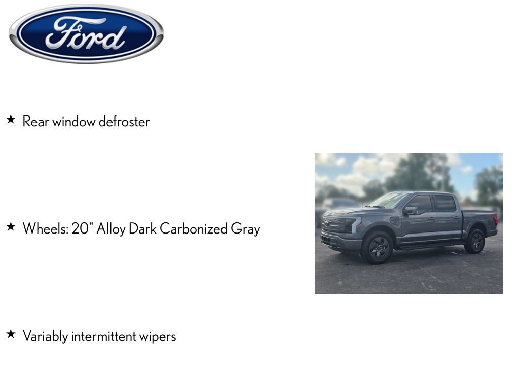 Used 2023 Ford F150 Lightning Lariat w/ Equipment Group 511A High AWD/4WD image 4