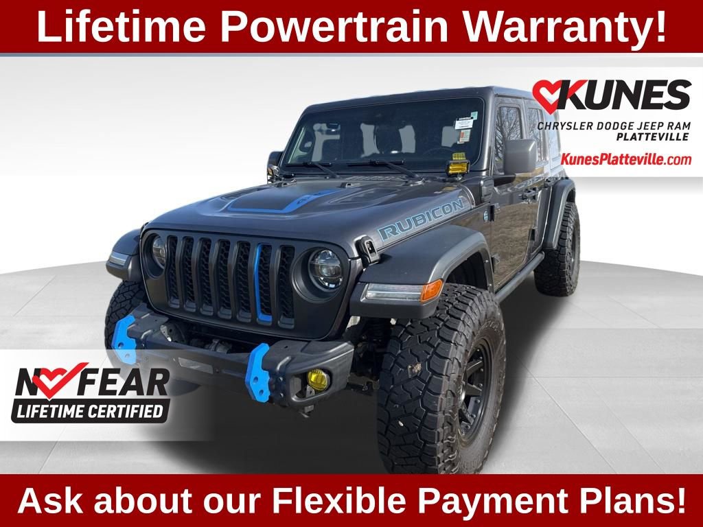 Used 2022 Jeep Wrangler Unlimited Rubicon 4xe w/ Cold Weather Group image 9