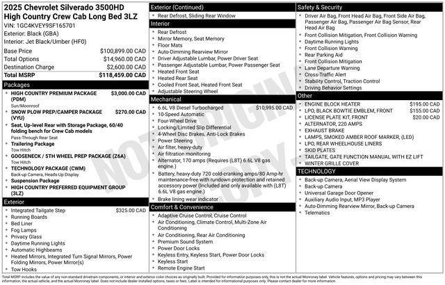 Used 2025 Chevrolet Silverado 3500 High Country w/ High Country Premium Package image 13