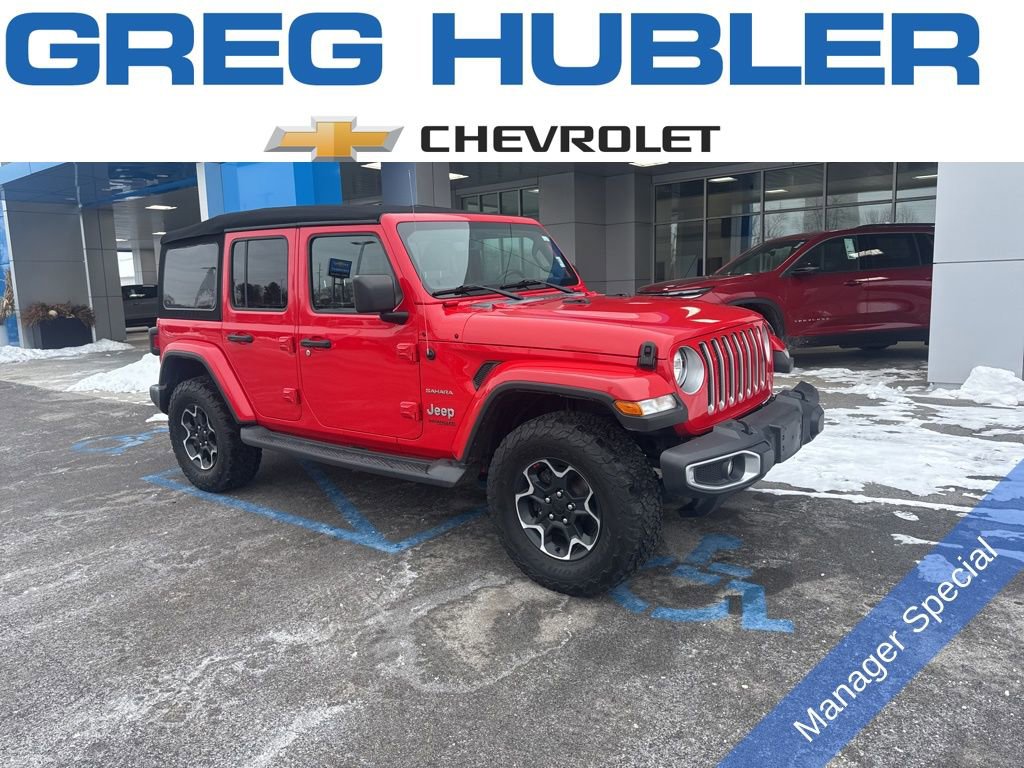 Used 2018 Jeep Wrangler Unlimited Sahara image 1