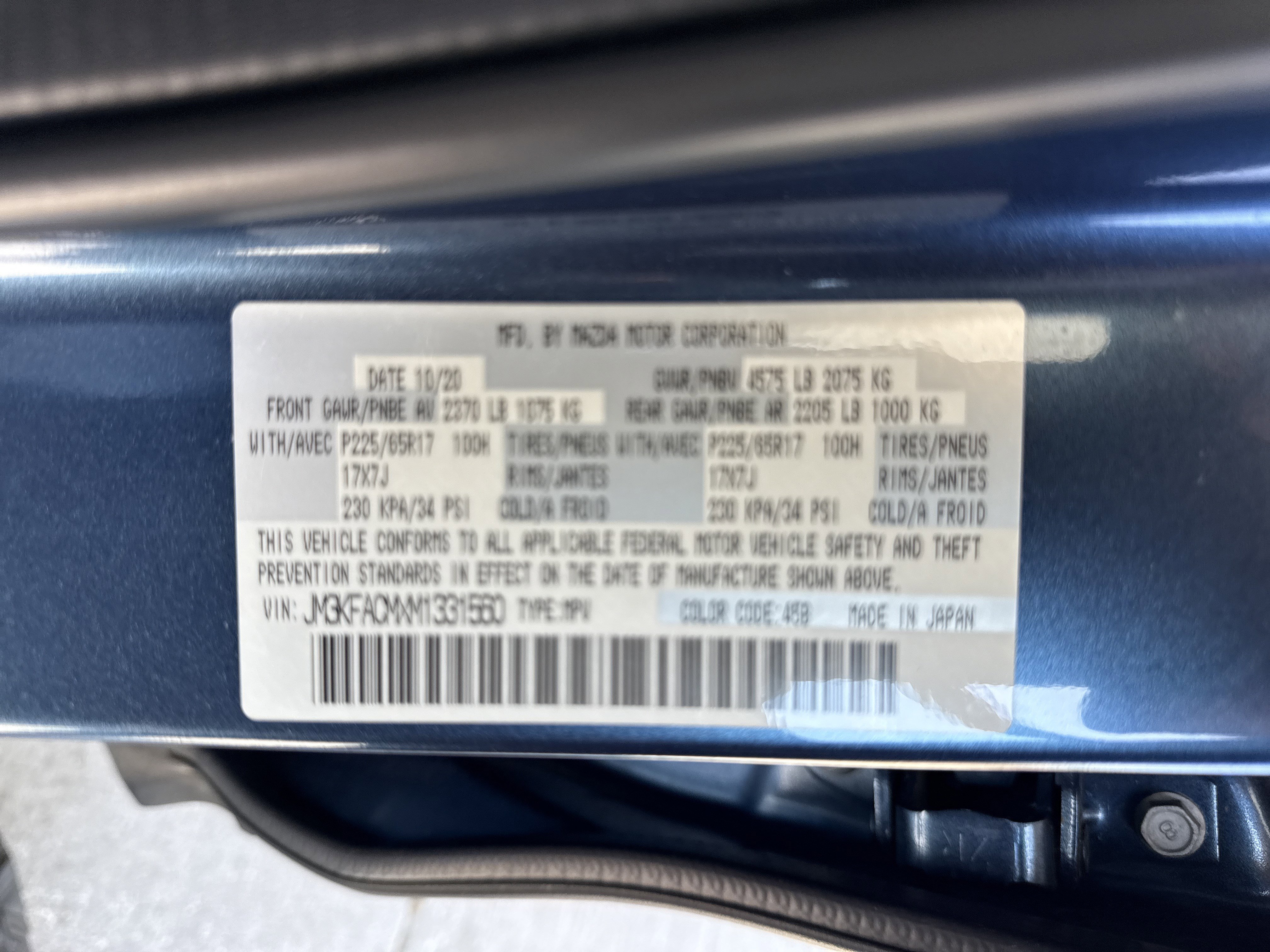 Used 2021 MAZDA CX-5 Touring image 33