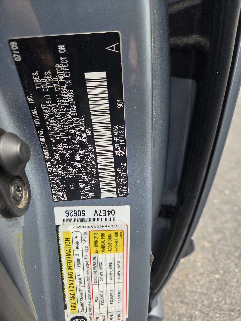 Used 2010 Toyota Sienna FWD image 25