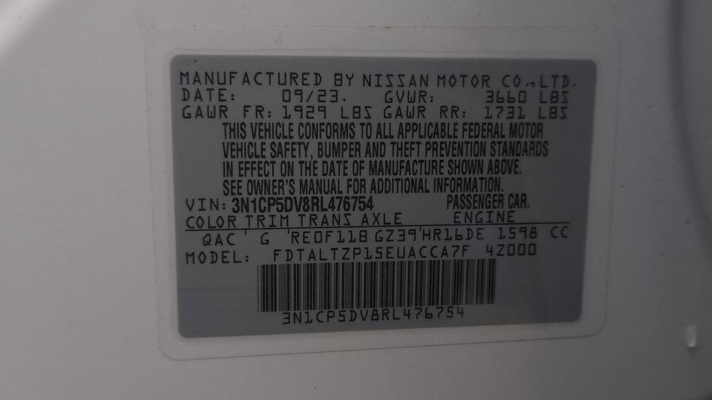 Certified 2024 Nissan Kicks SR w/ SR Premium Package FWD image 26