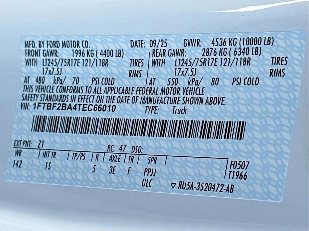 New 2026 Ford F250 XL w/ XL Chrome Package image 26