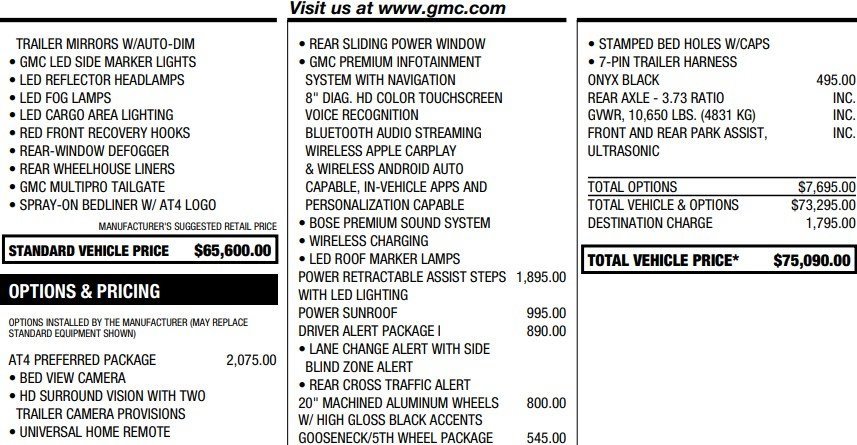 Used 2023 GMC Sierra 2500 AT4 w/ AT4 Preferred Package image 3