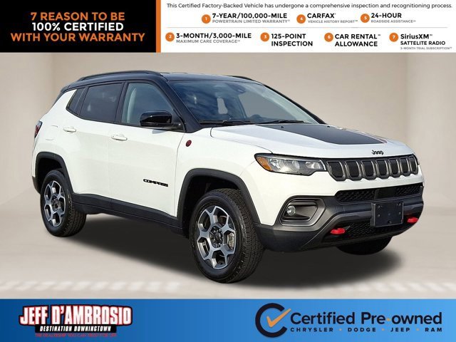 Certified 2022 Jeep Compass Trailhawk w/ Trailhawk Convenience Group image 1