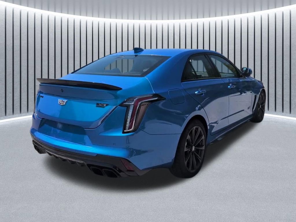 Used 2025 Cadillac CT4 V Blackwing w/ LPO, Blue Accent Package RWD image 9