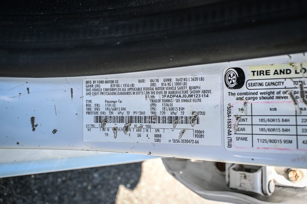 Used 2018 Ford Fiesta S FWD image 19