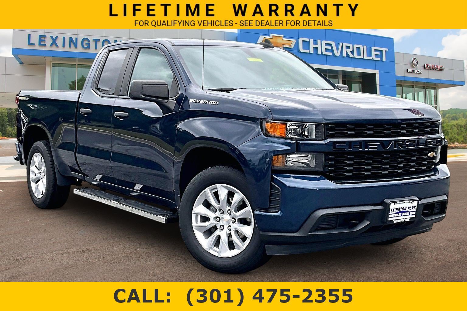 Certified 2022 Chevrolet Silverado 1500 Custom RWD image 1