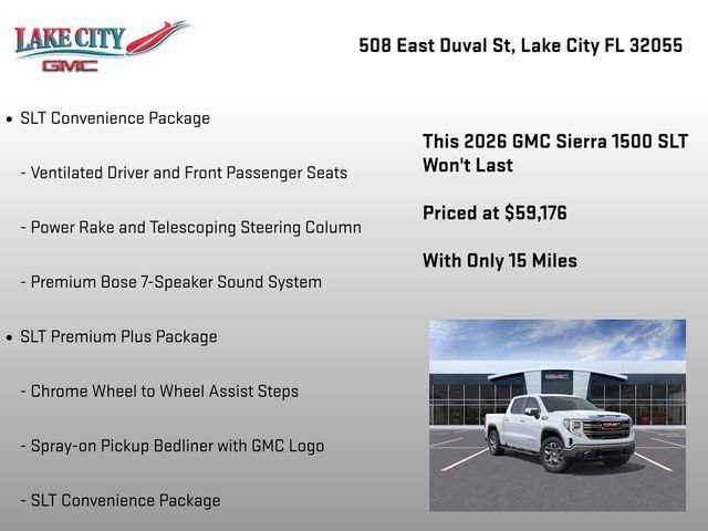 New 2026 GMC Sierra 1500 SLT w/ SLT Premium Plus Package AWD/4WD image 39