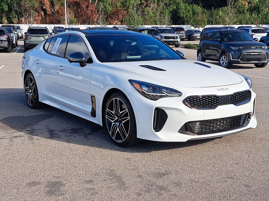Used 2022 Kia Stinger GT2 w/ Red Interior Color Package video 2